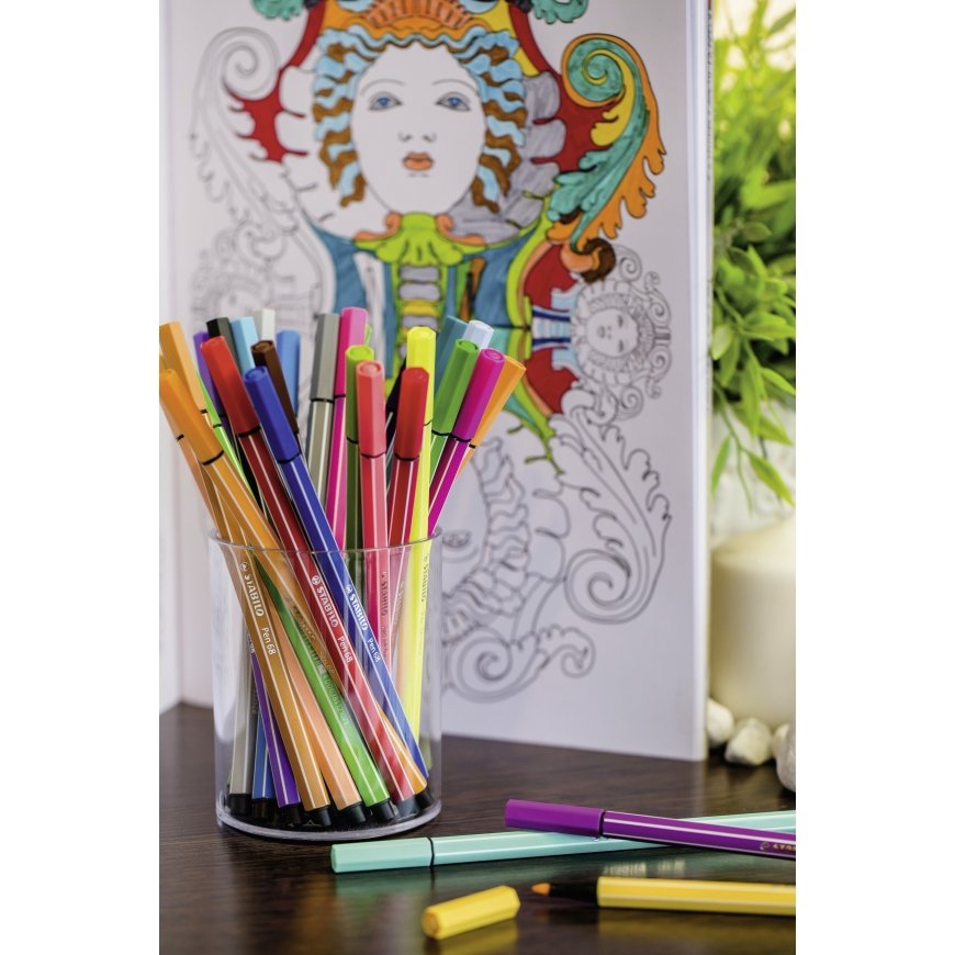 STABILO Pen 68 фломастер Разноцветный 30 шт – 5
