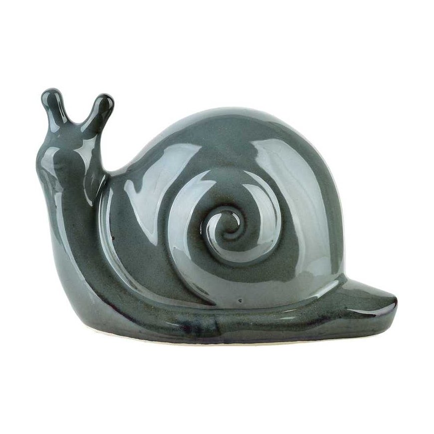 Mondex Keraminė sraigės figūrėlė 19x11x11cm