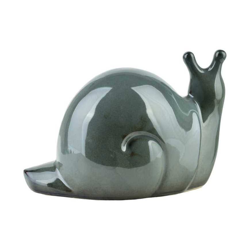 Mondex Ceramic Snail Figurine 19x11x11cm – 2