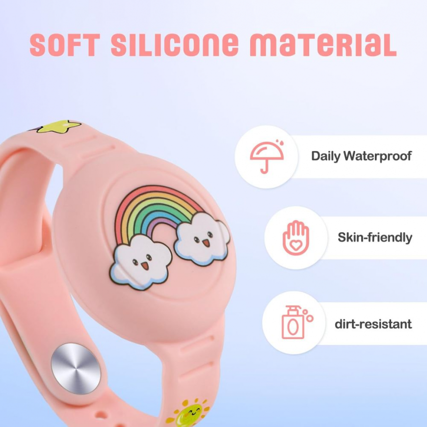 Dėklas Tech-Protect Smooth Lastele 2 tk. Apple AirTag 1 / 2 mitmekesine värv – 5