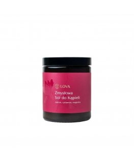 LOVA Aromatic bath salt with Jasmine and Cyclamen, Magnolias 180 g