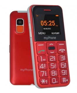 myPhone Halo Easy 4.32 cm (1.7") 70 g Grey, Red Entry-level phone