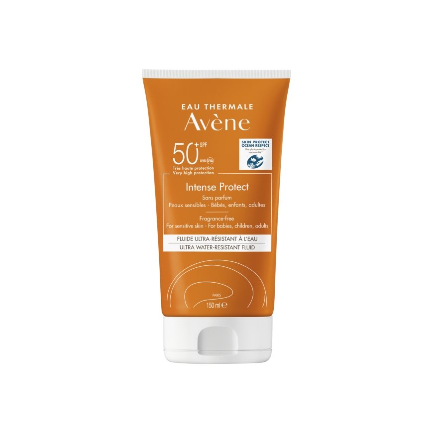Avene Intense Protect 50+ Päikesekaitsevedelik Nägu Lapsed