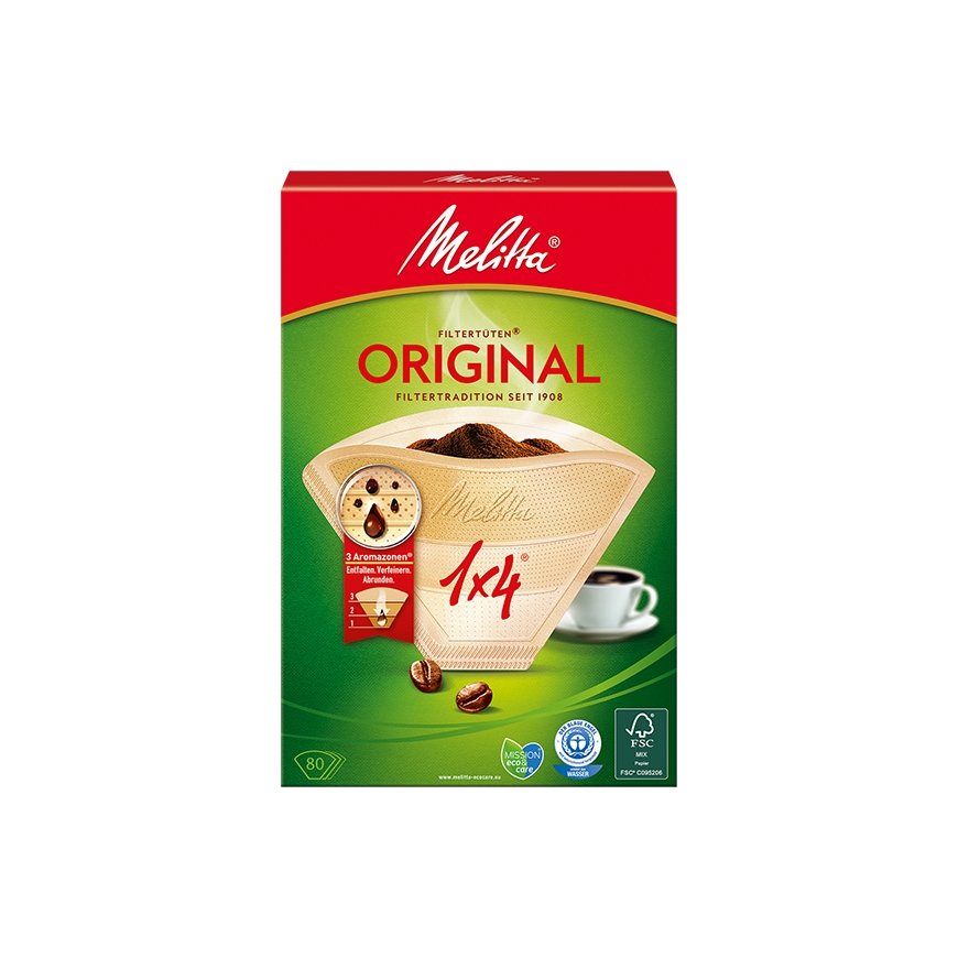 Melitta Original 1x4 80 pcs Konuss