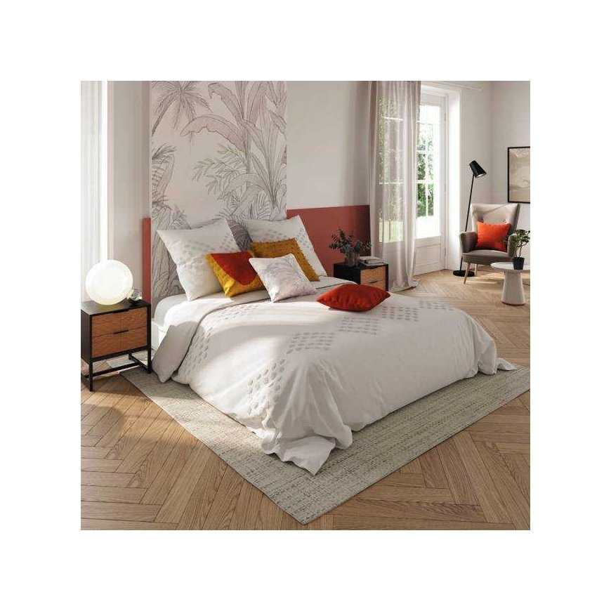 Atmosphera Bedding 220x240 cm with 2 pillowcases and a fitted sheet, sand-colored set – 2