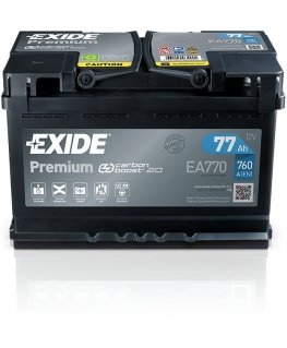 Exide Premium EA770 automašīnas akumulators 77 ampērstunda 12 V 760 A Auto