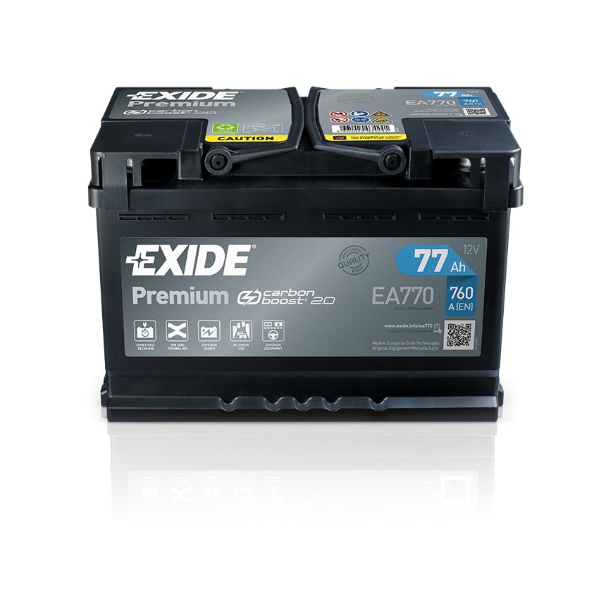 Exide Premium EA770 automašīnas akumulators 77