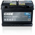 Exide Premium EA770 sõidukiaku 77 Ah 12 V 760 A Auto Exide Premium EA770 sõidukiaku 77 Ah 12 V 760 A Auto