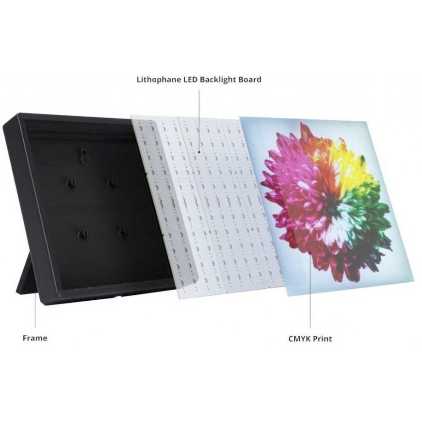 Litofano LED-taustavalosarja - KC009 - 96x144 mm - 2 kpl, - Bambu Lab – 4