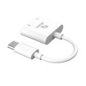 Akasa AK-CBCA30-08WH kaapelin sukupuolenvaihtaja USB Type-C USB Type-C +3.5mm Jack Valkoinen Akasa AK-CBCA30-08WH kaapelin sukupuolenvaihtaja USB Type-C USB Type-C +3.5mm Jack Valkoinen