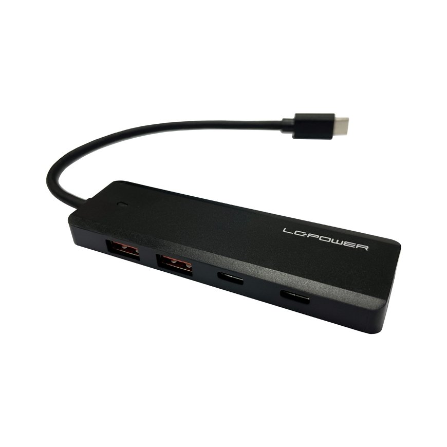 LC-Power LC-HUB-U3-4-C interfeisa centrmezgls USB 3