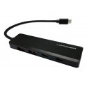 LC-Power LC-HUB-U3-4-C interfeisa centrmezgls USB 3.2 Gen 2 (3.1 Gen 2) Type-A 10000 Mbit/s Melns LC-Power LC-HUB-U3-4-C interfeisa centrmezgls USB 3.2 Gen 2 (3.1 Gen 2) Type-A 10000 Mbit/s Melns