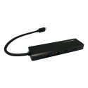 LC-Power LC-HUB-U3-4-C interfeisa centrmezgls USB 3.2 Gen 2 (3.1 Gen 2) Type-A 10000 Mbit/s Melns LC-Power LC-HUB-U3-4-C interfeisa centrmezgls USB 3.2 Gen 2 (3.1 Gen 2) Type-A 10000 Mbit/s Melns