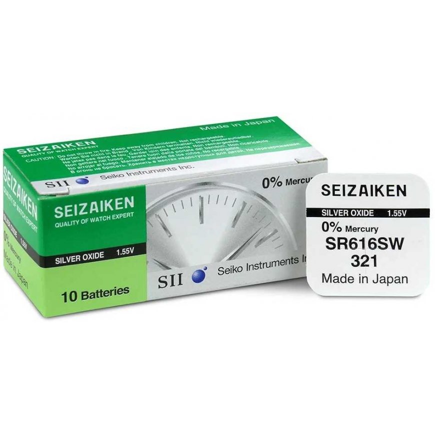 Battery - Seizaiken 321 Silver Oxide 1.55V 10 pcs.