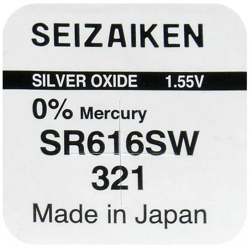 Battery - Seizaiken 321 Silver Oxide 1.55V 10 pcs. – 2