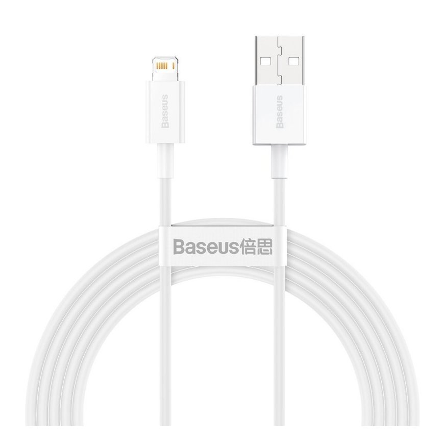 Baseus CALYS-C02 кабель с разъемами Lightning 2 m Белый
