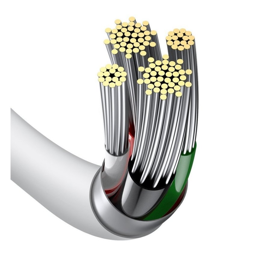 Baseus CALYS-C02 lightning kabelis 2 m Balts – 5