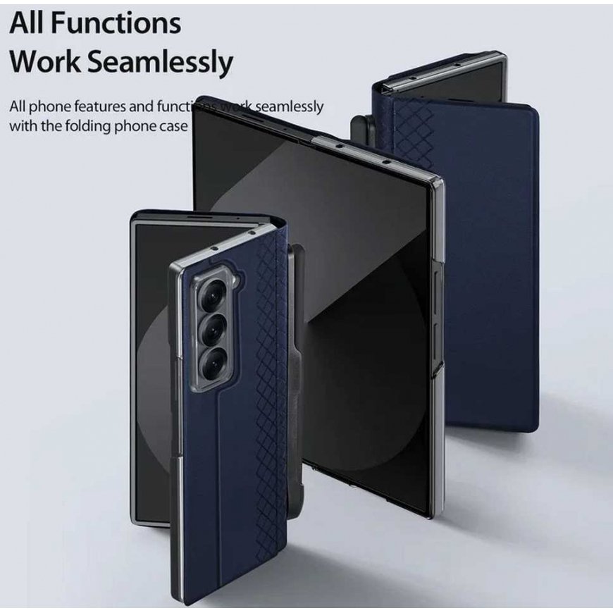 Dux Ducis case BRIL with pen holder designed for Samsung Galaxy Z Fold SE/W25 in blue color – 5