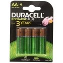 Baterija - Duracell AA 1300 mAh Įkraunama NiMH 4-vnt.