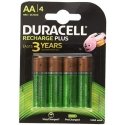 Baterija - Duracell AA 1300 mAh Įkraunama NiMH 4-vnt.