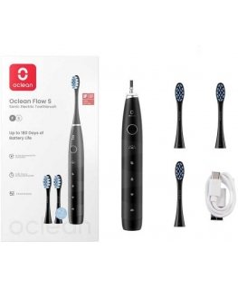 Oclean Elektrinis dantų šepetėlis Flow S Juodas