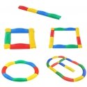 Lean Toys Jutiminis Balance Connecting Track Set 16 Boxes + 4 Connectors Lean Toys Jutiminis Balance Connecting Track Set 16 Boxes + 4 Connectors