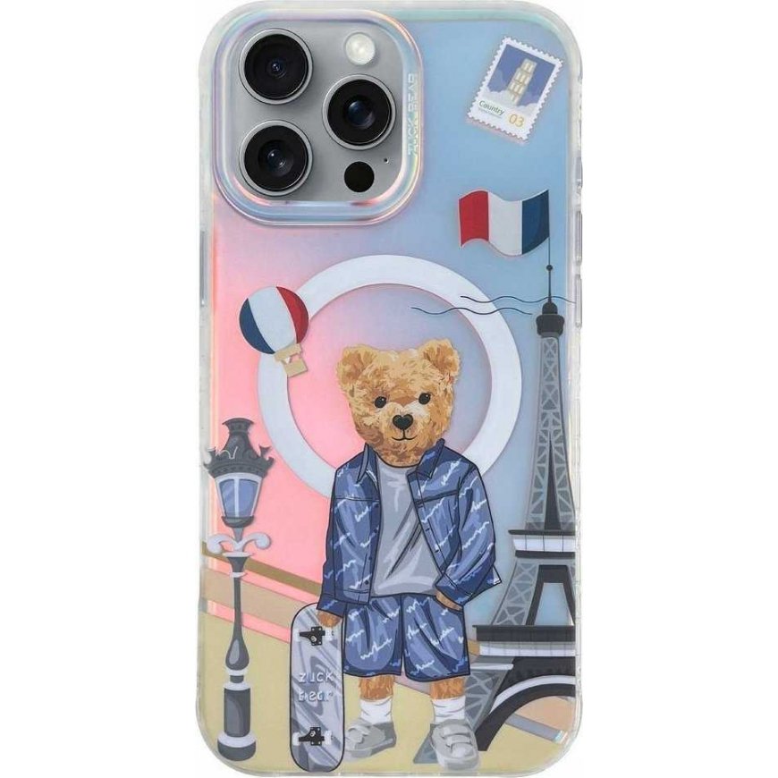 ZuckBear ZUCK BEAR kate DARNELL FROSTED LASER ühilduv MagSafe'iga, mõeldud IPHONE 16 Pro Max'ile paris – 5