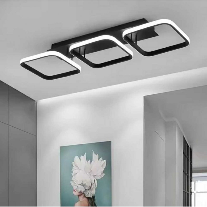ATL Griestu lampa LED, melna, 33W – 3