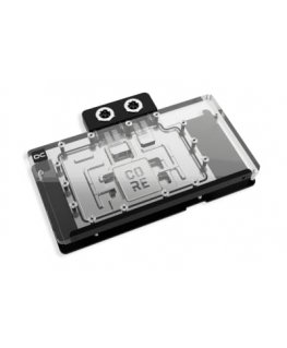 Alphacool Core RX 9070 TUF/Prime GPU ūdens bloks, ARGB, ar aizmugurējo plati - akrils