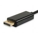 Equip 133467 video kabeļu aksesuārs 1,8 m USB Veids-C DisplayPort Melns Equip 133467 video kabeļu aksesuārs 1,8 m USB Veids-C DisplayPort Melns