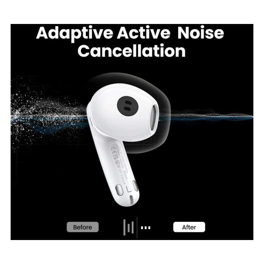 Ugreen HiTune H6 Pro Active Noise-Cancelling Earbuds (35873) white – 3