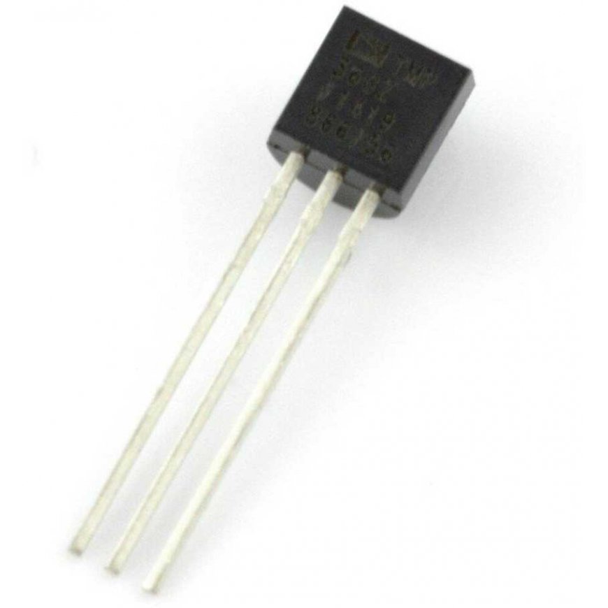 Analog Devices Temperatūros jutiklis TMP36GT9Z - analoginis THT