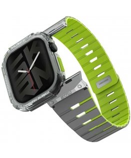 Case Strap + Skinarma Gemini Apple Watch 46mm Niteglow