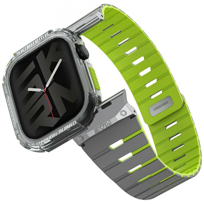 Case Strap + Skinarma Gemini Apple Watch 46mm Niteglow – 2