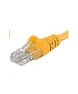 Патч-кабель PREMIUMCORD UTP RJ45-RJ45 CAT5e 15м желтый