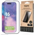 Toti Premium PREMIUM TEMPEROIDUN näytönsuojalasi 3D täysikattava Apple iPhone 16 Pro:lle Toti Premium PREMIUM TEMPEROIDUN näytönsuojalasi 3D täysikattava Apple iPhone 16 Pro:lle