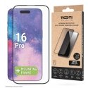 Toti Premium PREMIUM TEMPERED screen protector glass 3D full cover for Apple iPhone 16 Pro Toti Premium PREMIUM TEMPERED screen protector glass 3D full cover for Apple iPhone 16 Pro