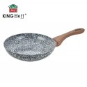 Kungs Hoff GRANITINĖ KEPTUVĒ 20cm GRANIT WOOD KINGHOFF KH-1027 Kungs Hoff GRANITINĖ KEPTUVĒ 20cm GRANIT WOOD KINGHOFF KH-1027