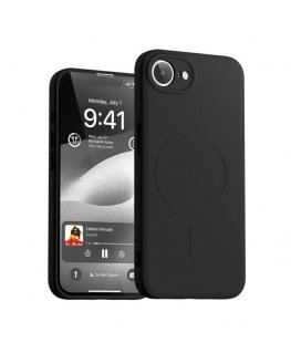 Mercury Semi-Silicone MagSafe maciņš iPhone 16e melns
