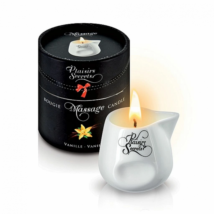 Plaisir Secret Hierontakynttilä vanilja 80ml – 2