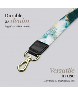 MIO lanyard siksna Zaļais marmors