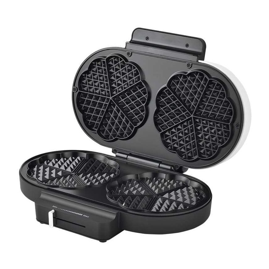 Vaflinė Dviguba čirvinių blynų keptuvė Zyle ZY313W, balta, 1300 W – 2