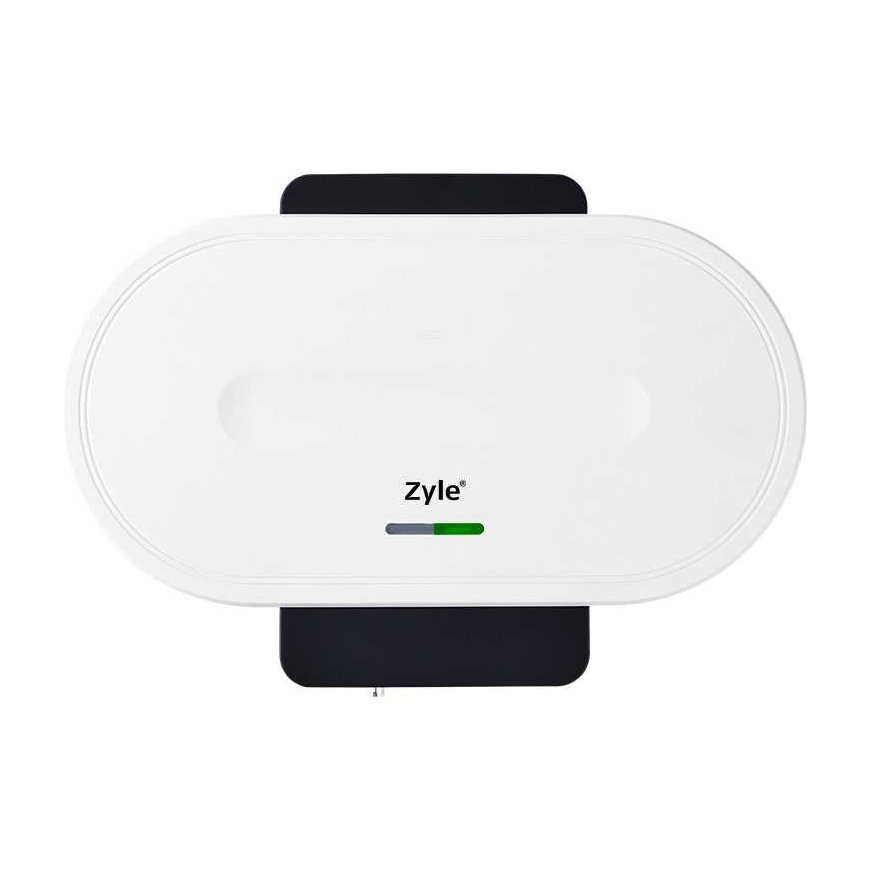 Zyle ZY313W Double Waffle Maker, white, 1300 W – 4