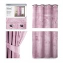 Night curtain with rings AmeliaHome VELVET 140X245 cm, 1 pc, color: pink Night curtain with rings AmeliaHome VELVET 140X245 cm, 1 pc, color: pink