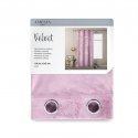 Yöverho renkailla AmeliaHome VELVET 140X245 cm, 1 kpl, väri: vaaleanpunainen Yöverho renkailla AmeliaHome VELVET 140X245 cm, 1 kpl, väri: vaaleanpunainen