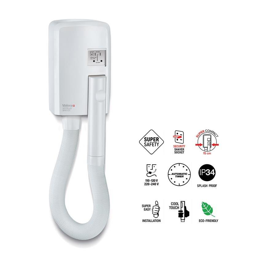 Matu žāvētājs VALERA Hotello Shaver balts