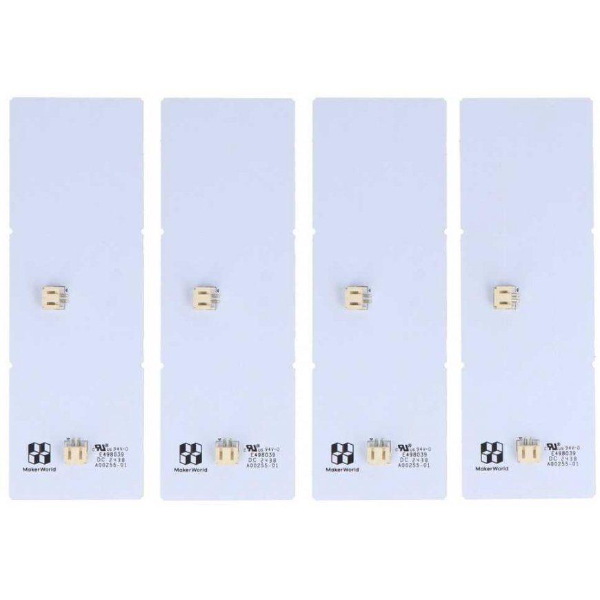 LED backlight kit for lithophane - KC010 - 192x144 mm - 4 pcs, - Bambu Lab – 3