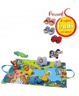 К's Kids Мягкий развивающий коврик с игрушками - Джунгли