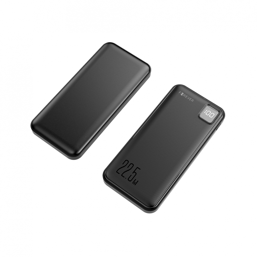 Igavene toitepank TB-300M PD QC 22,5W 10000 mAh must – 2