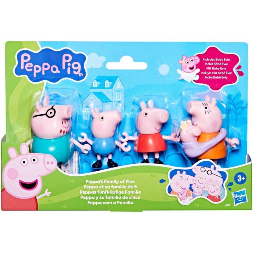Hasbro Peppa Cūciņa Ģimenes 5 Komplektā